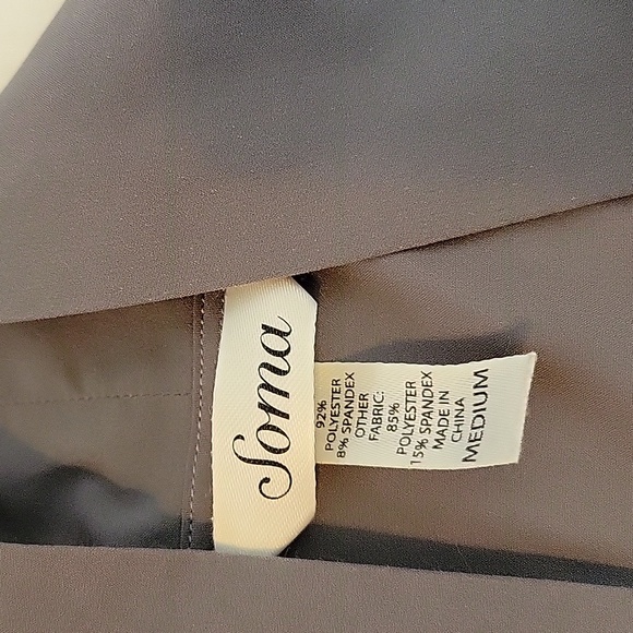 Soma Silver Crushed Velvet Kimono and Short Set Size M - Picture 6 of 9